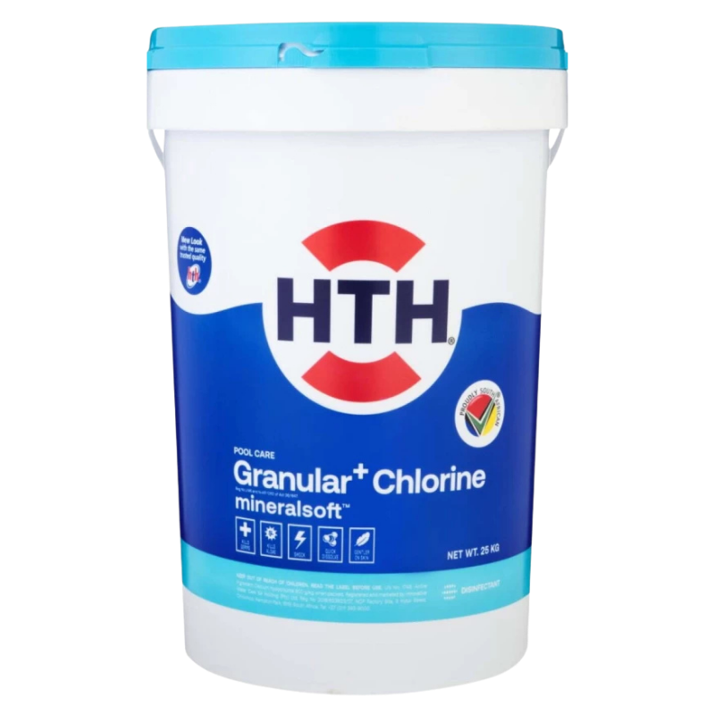 HTH Granular+ Chlorine Mineralsoft 25kg