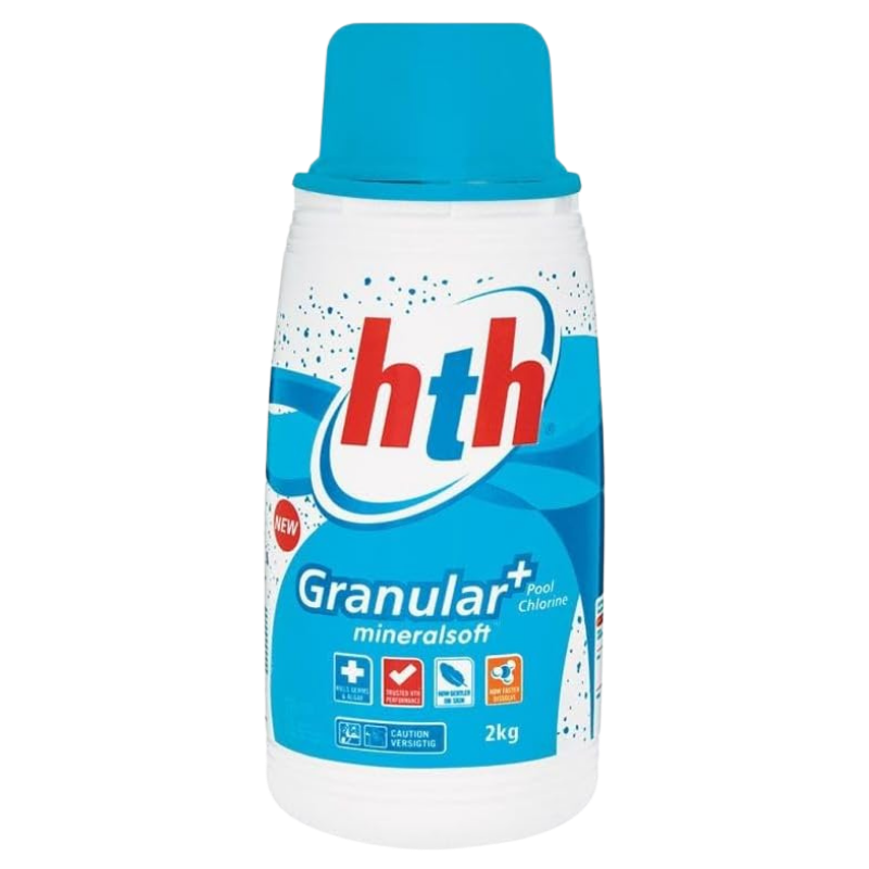 HTH Granular+ Pool Chlorine Mineralsoft 2kg